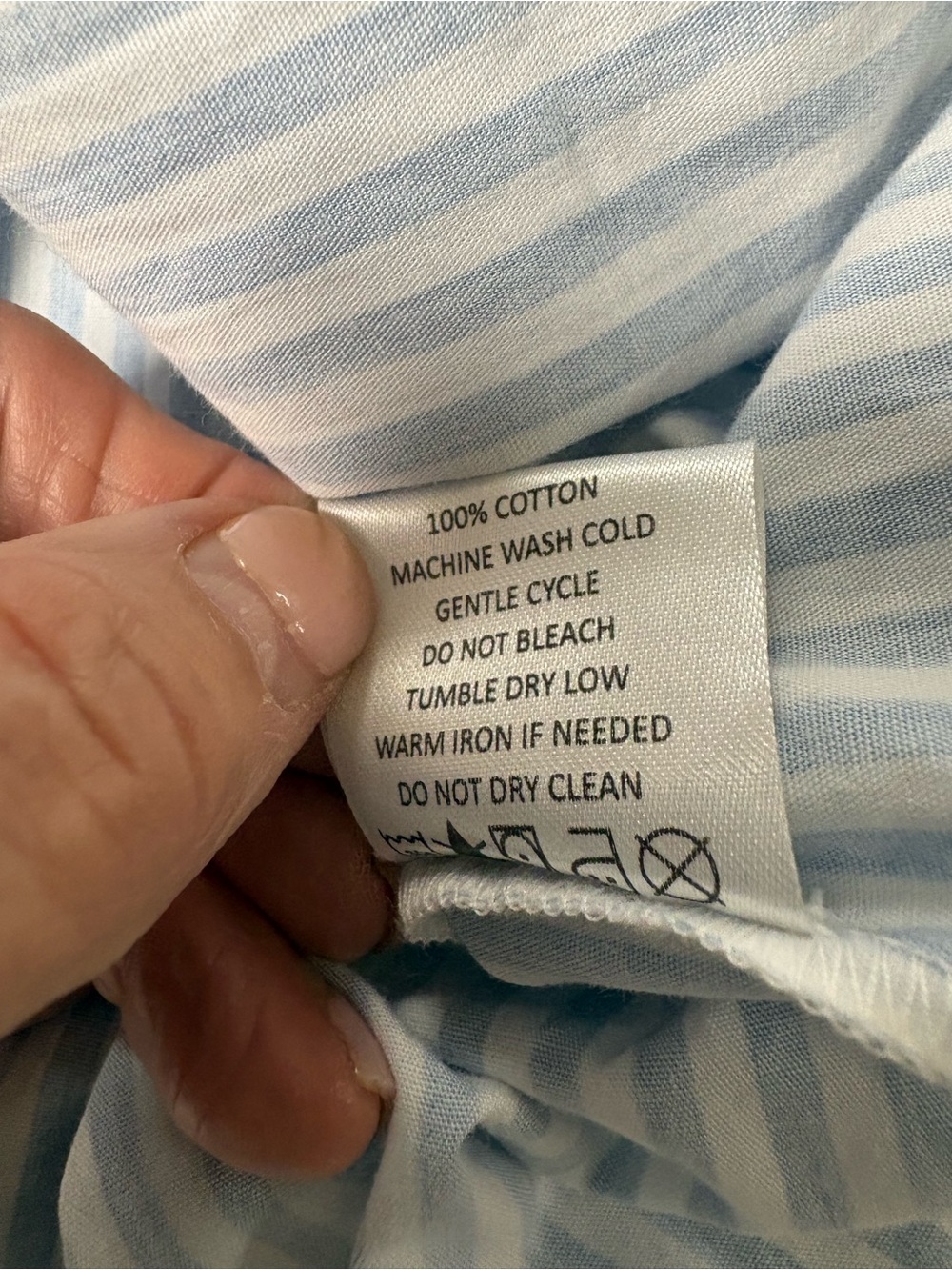 Mud Pie Womens Smocked Stripe Blue & White' Maxi Dress Small - Picture 11 of 11